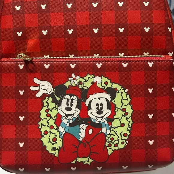 Disney 100 Mickey & Minnie Mouse Holiday Collection 11" Funko Mini Backpack - Picture 2 of 6